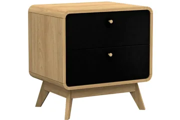 Olivet Nattbord 51 cm - Natur/Svart - Møbler - Bord - Avlastningsbord & sidobord - Sengebord & nattbord