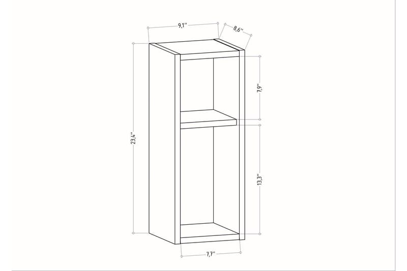 Rinorea Nattbord 23,2x59,6 cm - Møbler - Bord - Avlastningsbord & sidobord - Sengebord & nattbord