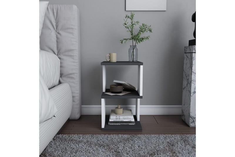 Rinorea Nattbord 29,6x49,4 cm - Antrasitt - Møbler - Bord - Avlastningsbord & sidobord - Sengebord & nattbord