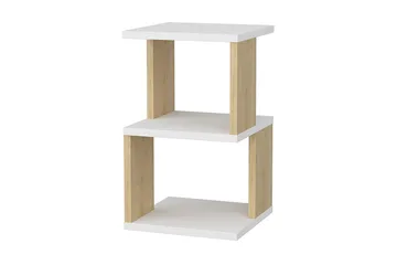 Rinorea Nattbord 29,6x49,4 cm - Hvit - Møbler - Bord - Avlastningsbord & sidobord - Sengebord & nattbord