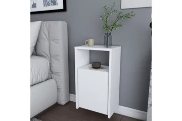 Rinorea Nattbord 36x61,4 cm - Hvit - Møbler - Bord - Avlastningsbord & sidobord - Sengebord & nattbord