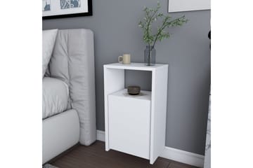 Rinorea Nattbord 36x61,4 cm - Hvit - Møbler - Bord - Avlastningsbord & sidobord - Sengebord & nattbord
