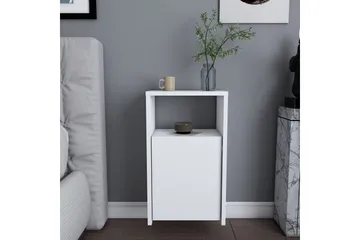 Rinorea Nattbord 36x61,4 cm - Hvit - Møbler - Bord - Avlastningsbord & sidobord - Sengebord & nattbord