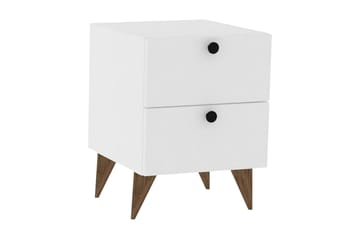 Rinorea Nattbord 40x55 cm - Hvit - Møbler - Bord - Avlastningsbord & sidobord - Sengebord & nattbord