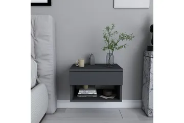 Rinorea Nattbord 44,6x31,9 cm - Antrasitt - Møbler - Bord - Avlastningsbord & sidobord - Sengebord & nattbord