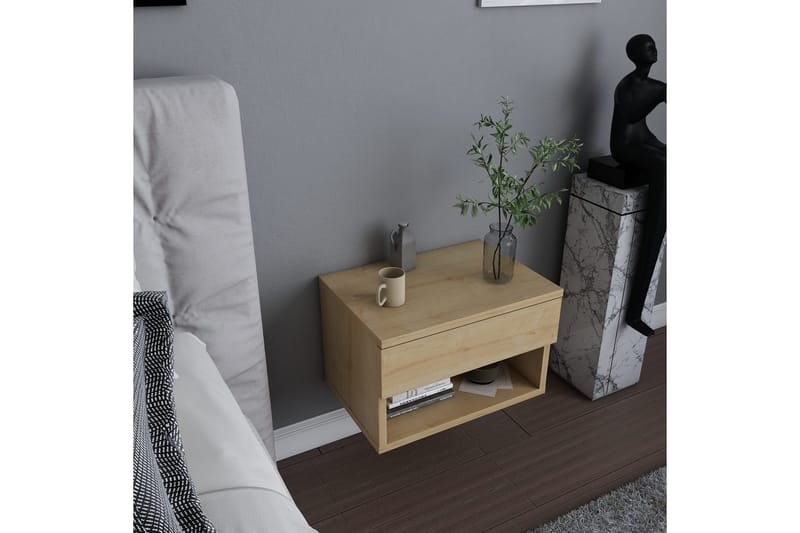 Rinorea Nattbord 44,6x31,9 cm - Brun - Møbler - Bord - Avlastningsbord & sidobord - Sengebord & nattbord