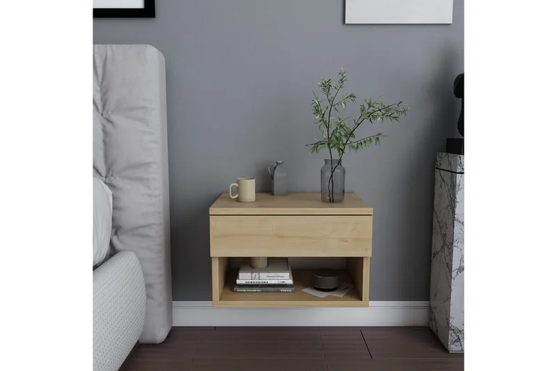 Rinorea Nattbord 44,6x31,9 cm - Brun - Møbler - Bord - Avlastningsbord & sidobord - Sengebord & nattbord