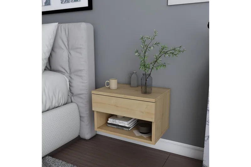 Rinorea Nattbord 44,6x31,9 cm - Brun - Møbler - Bord - Avlastningsbord & sidobord - Sengebord & nattbord