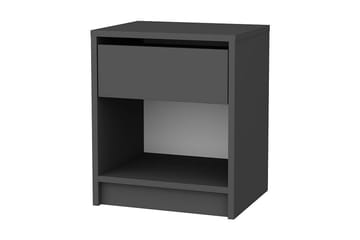 Rinorea Nattbord 44,6x52,8 cm - Antrasitt - Møbler - Bord - Avlastningsbord & sidobord - Sengebord & nattbord