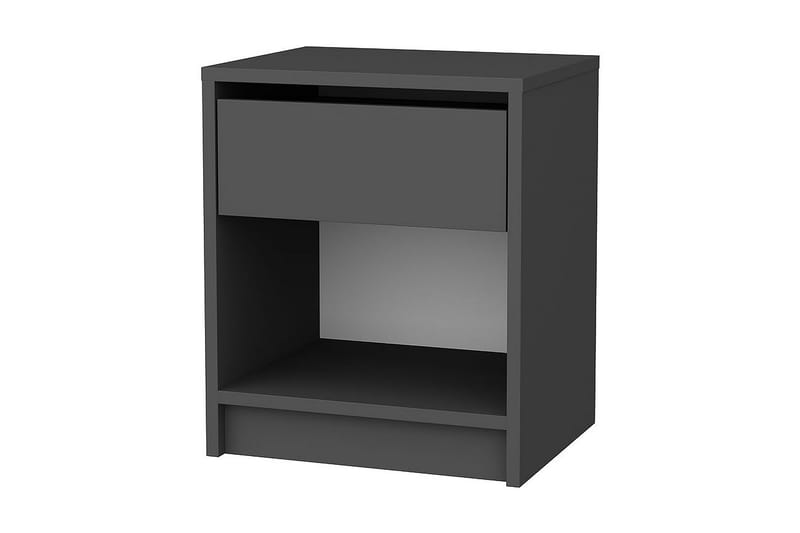 Rinorea Nattbord 44,6x52,8 cm - Antrasitt - Møbler - Bord - Avlastningsbord & sidobord - Sengebord & nattbord