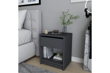 Rinorea Nattbord 44,6x52,8 cm - Antrasitt - Møbler - Bord - Avlastningsbord & sidobord - Sengebord & nattbord