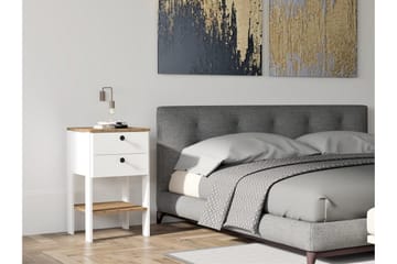 Rinorea Nattbord 44x75 cm - Hvit - Møbler - Bord - Avlastningsbord & sidobord - Sengebord & nattbord
