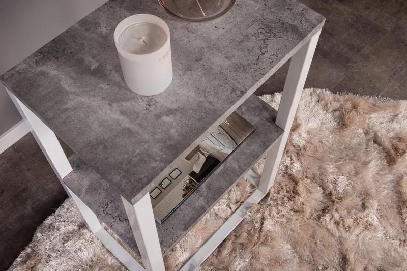 Rise Nattbord 30 cm - Hvit - Møbler - Bord - Avlastningsbord & sidobord - Sengebord & nattbord