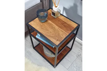 Seddik Nattbord 35 cm Rektangulær - Brun - Møbler - Bord - Avlastningsbord & sidobord - Sengebord & nattbord