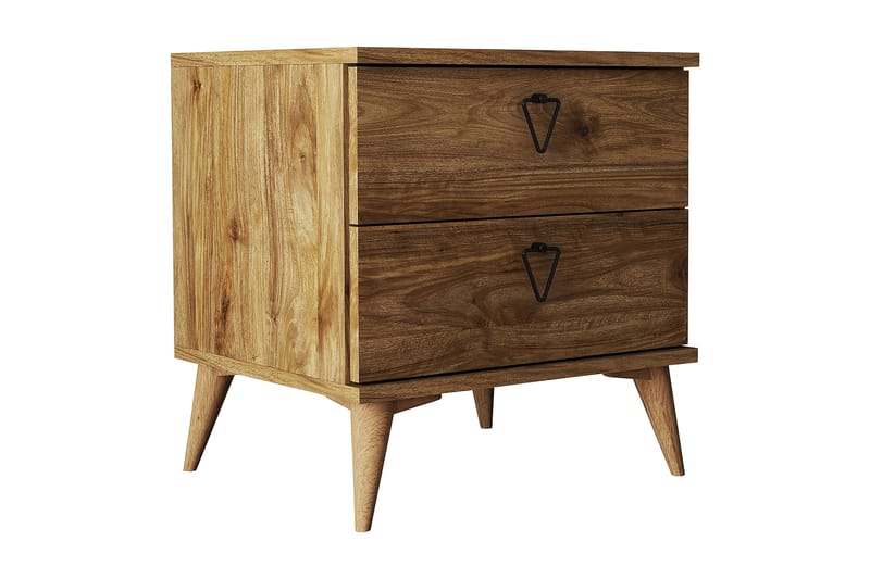 Sengebord og nattbord Heibert nattbord 52 cm Valnöt