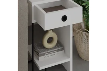 Sirius Nattbord 32x30 cm Hvit - Hanah Home - Møbler - Bord - Avlastningsbord & sidobord - Sengebord & nattbord