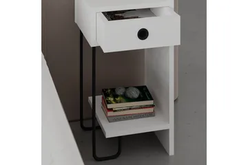 Sirius Nattbord 32x30 cm Hvit - Hanah Home - Møbler - Bord - Avlastningsbord & sidobord - Sengebord & nattbord