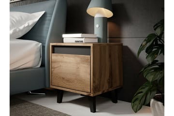 Strontian Sängbord 40 cm Scandinavian Choice Anthracite - Møbler - Bord - Avlastningsbord & sidobord - Sengebord & nattbord