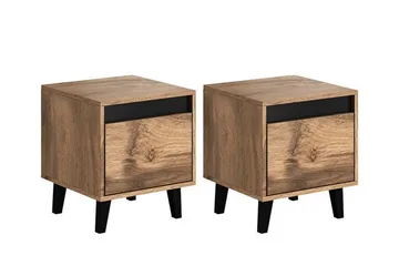 Strontian Sängbord 40 cm Scandinavian Choice Anthracite - Møbler - Bord - Avlastningsbord & sidobord - Sengebord & nattbord