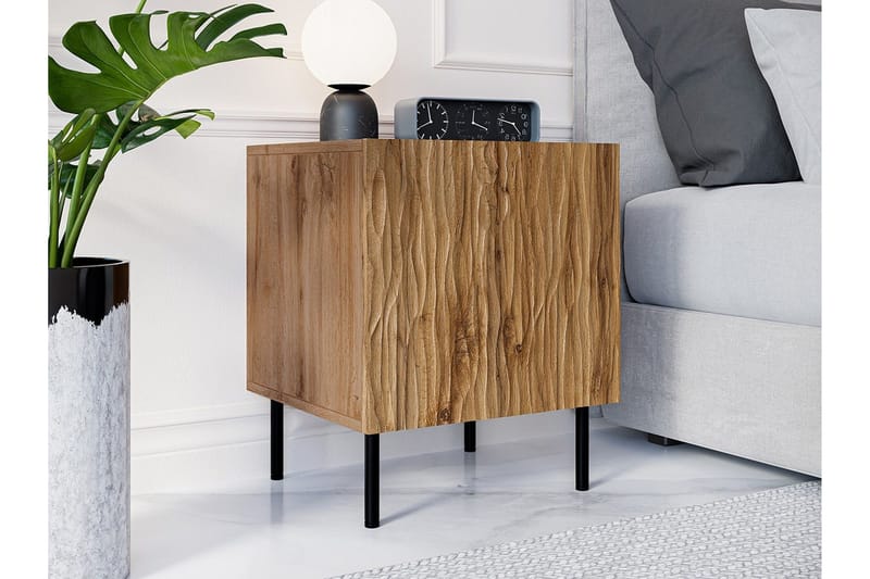 Strontian Sängbord 44 cm Scandinavian Choice Black - Møbler - Bord - Avlastningsbord & sidobord - Sengebord & nattbord