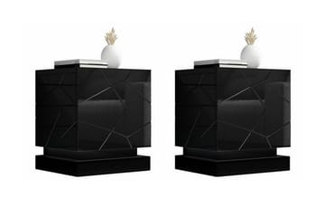 Strontian Sängbord 46 cm Scandinavian Choice Black - Møbler - Bord - Avlastningsbord & sidobord - Sengebord & nattbord