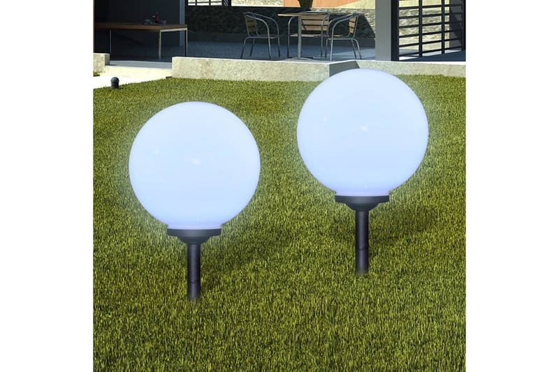 Utendørs LED-lamper for hagesti 4 stk 30 cm med jordpinne - Sengebord & nattbord
