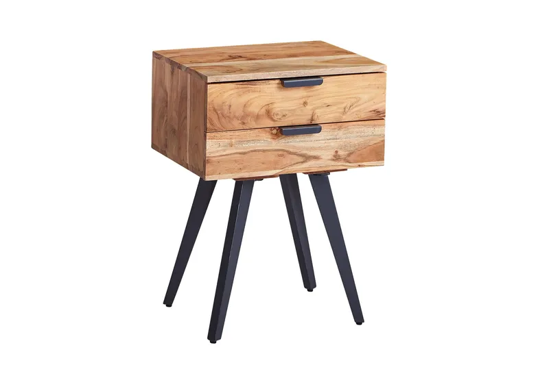 Willowdale Nattbord 47 cm, Brun/Svart
