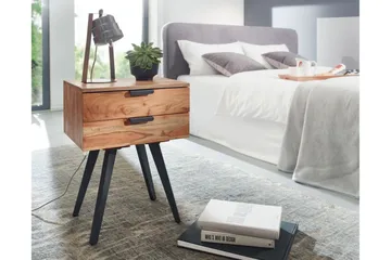 Willowdale Nattbord 47 cm - Brun/Svart - Møbler - Bord - Avlastningsbord & sidobord - Sengebord & nattbord