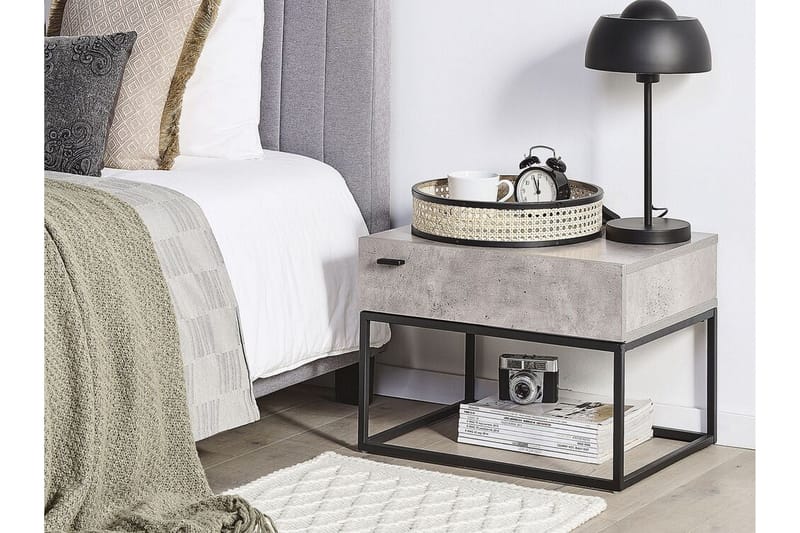 Zygmont Sofabord 55 cm - Grå - Møbler - Bord - Avlastningsbord & sidobord - Sengebord & nattbord