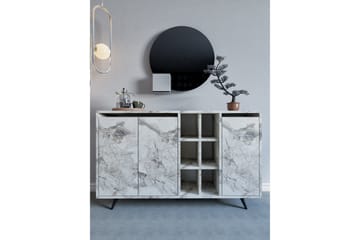 Seria Konsollbord 140 cm - Hvit Marmor - Møbler - Bord - Avlastningsbord & sidobord - Konsollbord & gangbord
