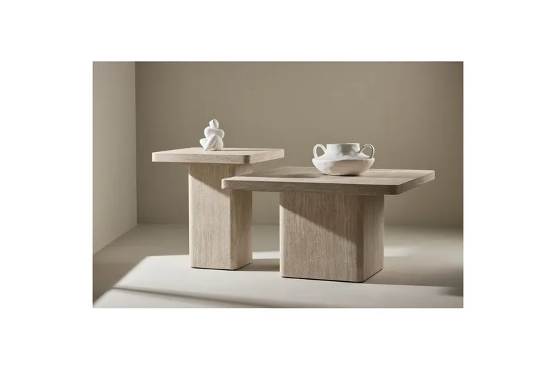 Set table Beige - Møbler - Bord - Avlastningsbord & sidobord - Settbord