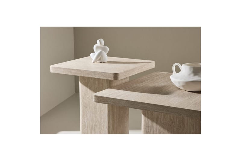 Set table Beige - Møbler - Bord - Avlastningsbord & sidobord - Settbord