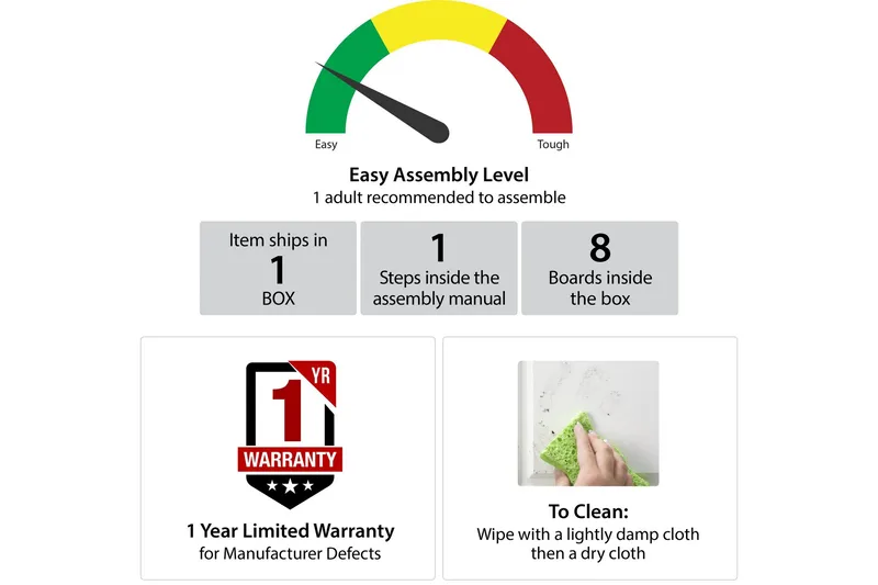 AtHena Settbord Svart/Marmormønster - Novogratz - Møbler - Bord - Avlastningsbord & sidobord - Settbord