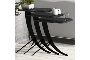 Erykah Settbord 45 cm - Svart - Møbler - Bord - Avlastningsbord & sidobord - Settbord