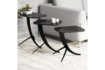 Erykah Settbord 45 cm - Svart - Møbler - Bord - Avlastningsbord & sidobord - Settbord