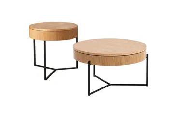 Islo Settbord - Svart - Møbler - Bord - Avlastningsbord & sidobord - Settbord