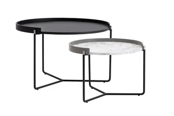 Manisha Settbord - Antrasitt - Møbler - Bord - Avlastningsbord & sidobord - Settbord