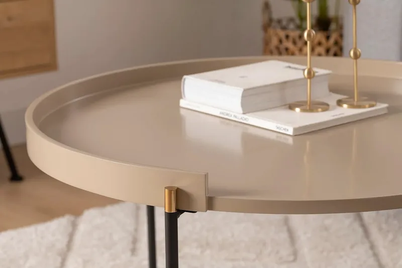 Manisha Settbord - Beige - Møbler - Bord - Avlastningsbord & sidobord - Settbord