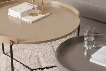 Manisha Settbord - Beige - Møbler - Bord - Avlastningsbord & sidobord - Settbord