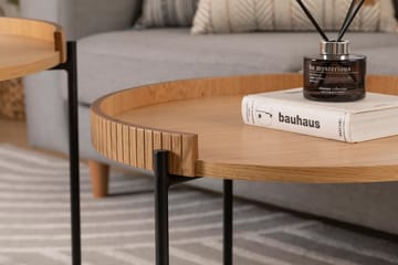 Manisha Settbord - Naturell - Møbler - Bord - Avlastningsbord & sidobord - Settbord