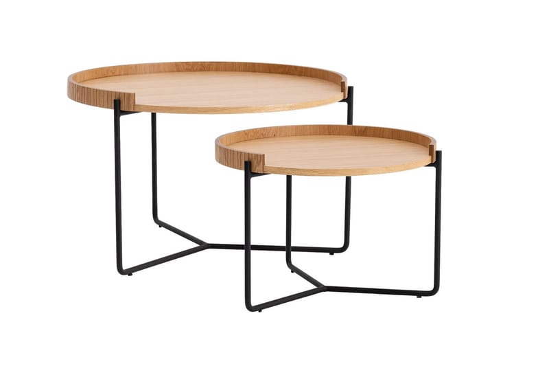 Manisha Settbord - Naturell - Møbler - Bord - Avlastningsbord & sidobord - Settbord