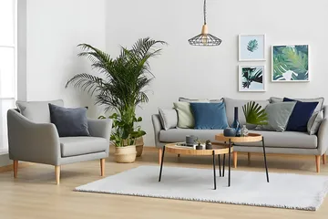 Rachida Settbord - Naturell - Møbler - Bord - Avlastningsbord & sidobord - Settbord