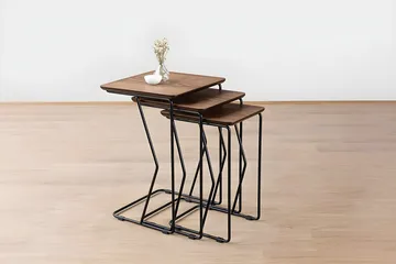 Retore Settbord - Valnøtt - Møbler - Bord - Avlastningsbord & sidobord - Settbord