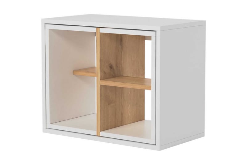 Settbord Solai 62x49x62 cm - Hvit - Settbord - Sofabord & salongbord