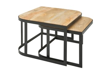 Willowdale Settbord 60 cm - Brun / Svart - Møbler - Bord - Avlastningsbord & sidobord - Settbord
