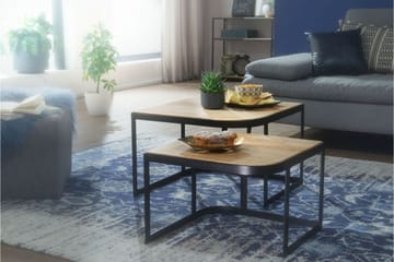 Willowdale Settbord 60 cm - Brun / Svart - Møbler - Bord - Avlastningsbord & sidobord - Settbord