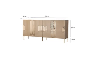 Seyring Konsollbord 180 cm - Bronse - Oppbevaring - Oppbevaringsmøbler - Sideboard & skjenk