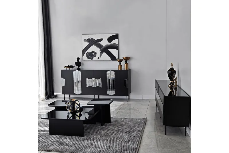 Seyring Konsollbord 180 cm - Svart - Oppbevaring - Oppbevaringsmøbler - Sideboard & skjenk