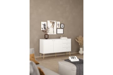 Shinta Konsollbord 147 cm - Hvit - Møbler - Bord - Avlastningsbord & sidobord - Konsollbord & gangbord