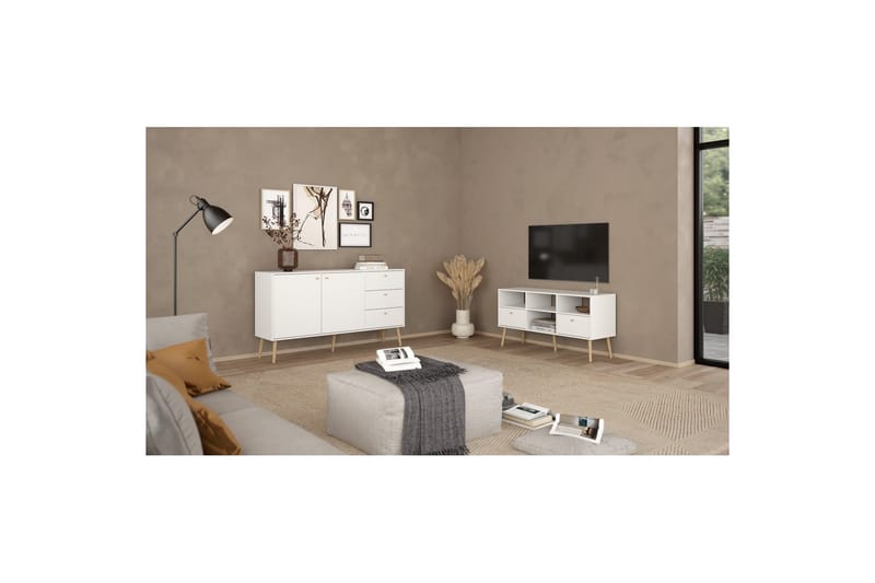 Shinta Konsollbord 147 cm - Hvit - Møbler - Bord - Avlastningsbord & sidobord - Konsollbord & gangbord